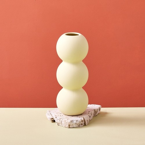 밀로 트리플 볼 베이스 L 옐로우_D8xH20.5cm_AF0725005