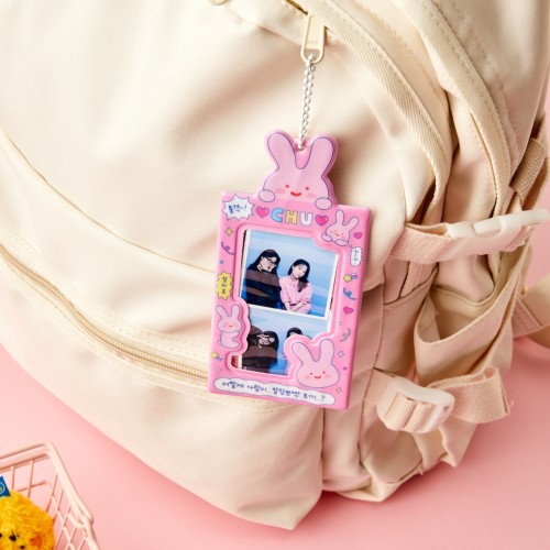 키치팝 스크래빗 PVC 포카홀더 핑크_FM0524070