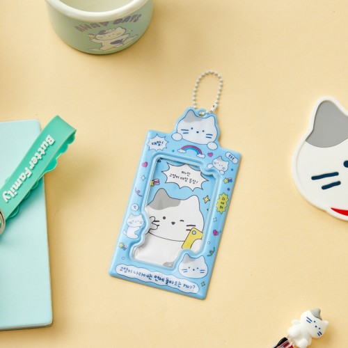 키치팝 밀크캣 PVC 포카홀더 블루_FM0524069