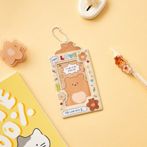 키치팝 버터곰 PVC 포카홀더 브라운_FM0524071