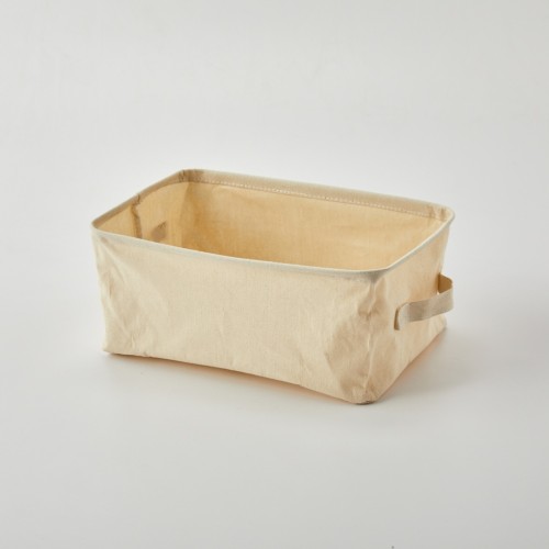 넣고빼기 편리한 손잡이 옷장정리함 S 오트밀 (37x26x16cm)_BT0124004