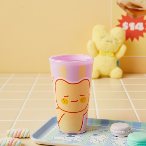 플라스틱 버터군 컵 600ML 퍼플_KT1124013
