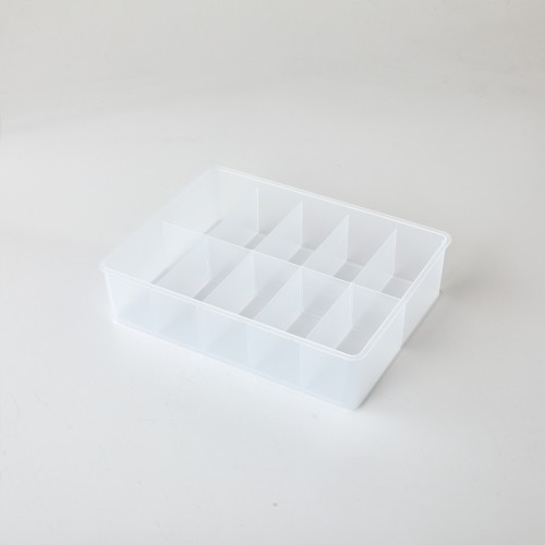깔끔 튼튼 반투명 속옷정리함 10칸 31.5x24x8cm_BT0123002