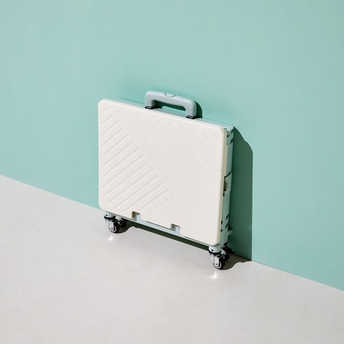 회전이 부드러운 폴딩카트 70L 파스텔그린 (최대하중 60kg)_BT0724002