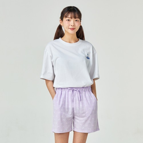 러블리 리본 패턴 쇼츠 FREE 라벤더_FA2625083