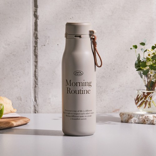 12HOURS 원터치 보온보냉텀블러 480ML 베이지_KC0322023