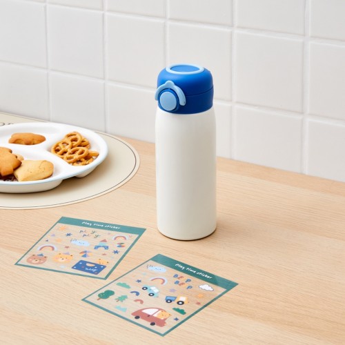분해가 간편한 DIY 어린이 스티커 보온병 360ML_ 플레이베어_KI0525010