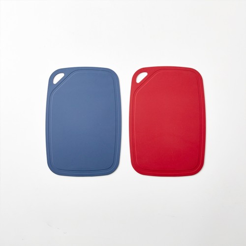 칼집이 잘 나지 않는 TPU 간편 도마 2P세트 34.7*24CM 레드/블루 CK0523007