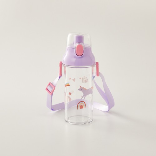 마시기편한 원터치 트라이탄 텀블러 450ML (어깨끈 포함)_유니콘매직_KI0525006