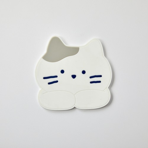 햅삐데이 빼꼼 밀크캣 PVC 코스터_KT5124015