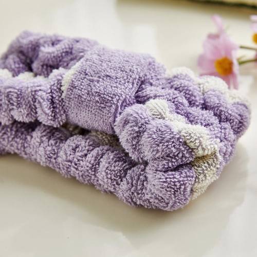 스트라이프 코튼헤어밴드_LAVENDER_BG0224004