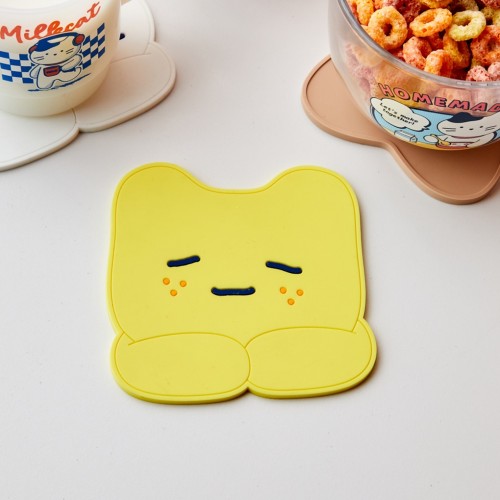 햅삐데이 빼꼼 버터군 PVC 코스터_KT5124016