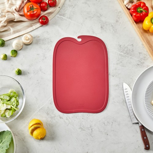 칼집이 잘 나지 않는 애플 TPU 도마 M 37*23CM 레드_CK1823004