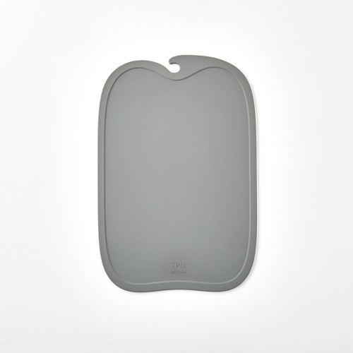칼집이 잘 나지 않는 애플 TPU 도마 L 37x25CM 그레이_CK1823005