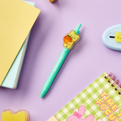 애플팜 버터군 아크릴 와펜 볼펜 블랙_FM0224047
