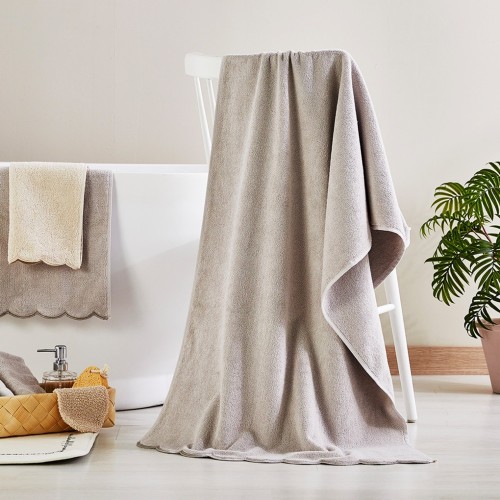 라피니라 스캘럽 바스타월 70X145 LIGHT GREY 650g_BG0124046