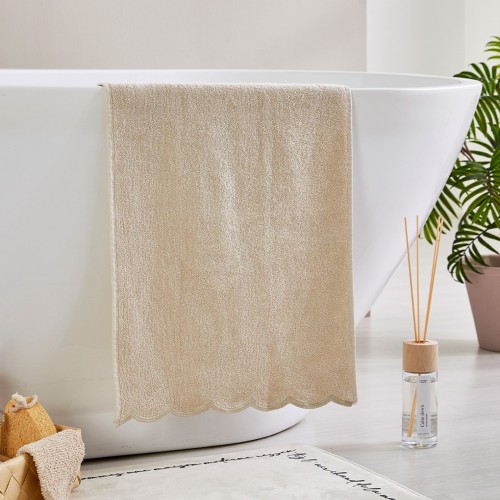 라피니라 스캘럽 세면타월 40X90 BEIGE 230g_BG0124048