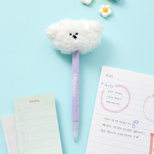 포슬포슬 멍솜이 페이스 볼펜_FM0225021