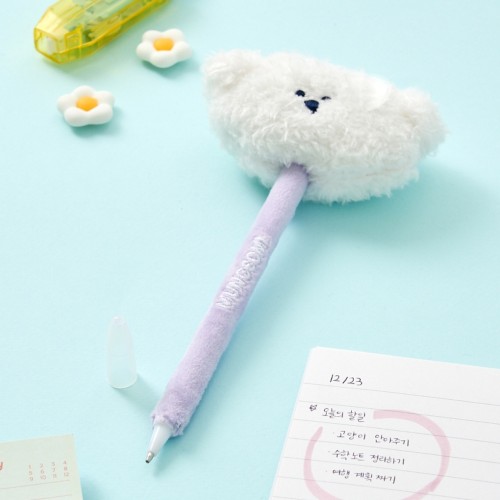 포슬포슬 멍솜이 페이스 볼펜_FM0225021