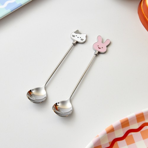 큐티뽀짝 밀크캣 스크래빗 티스푼 2P SET_KT4124009