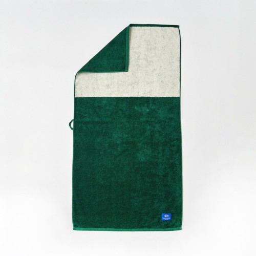컬러 블록 바스타월 GREEN 70X140cm 460g_BG0125012