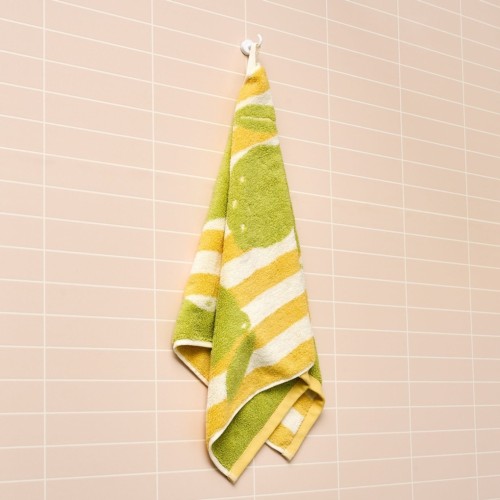 스트라이프 라임 세면타월 GREEN 40X80cm 190g_BG0125039