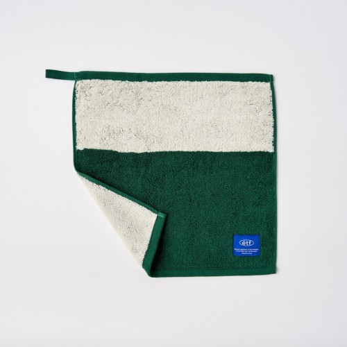 컬러 블록 핸드타월 GREEN 34X34cm 65g_BG0125010