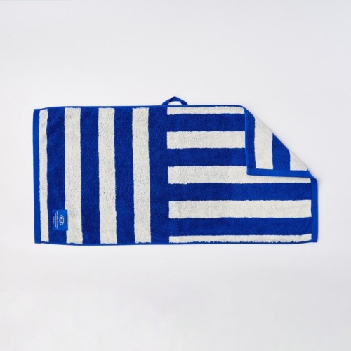 컬러 블록 세면타월 BLUE 40X80cm 190g_BG0125014