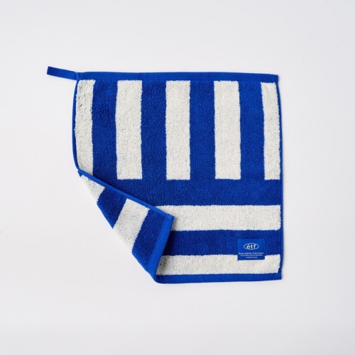 컬러 블록 핸드타월 BLUE 34X34cm 65g_BG0125013