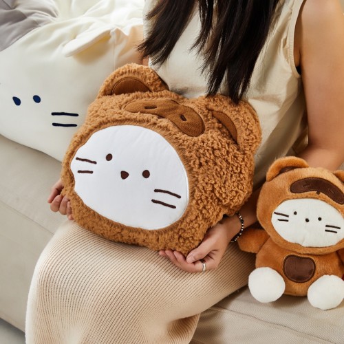 포레스트카페 밀크켓 페이스 쿠션 담요_FB0524029