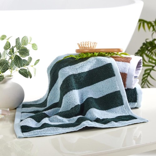 볼드 스트라이프 핸드타월 MINT BLUE 34X34cm 65g_BG0124066
