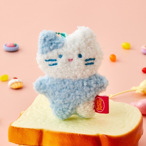 뽀글이 밀크캣 키링 블루_FG0223007