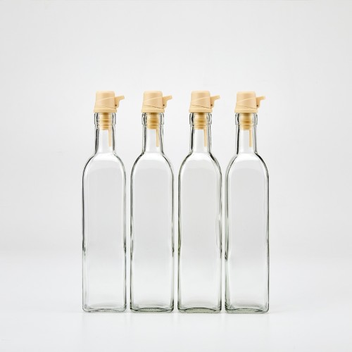 밀폐가 잘되는 깔끔오일병 4P세트 250ml(스티커포함)_KC0723010