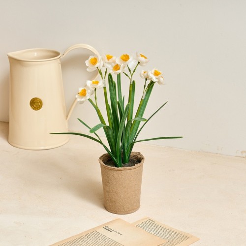 수선화 식재화분 27cm_화이트_AF0225029