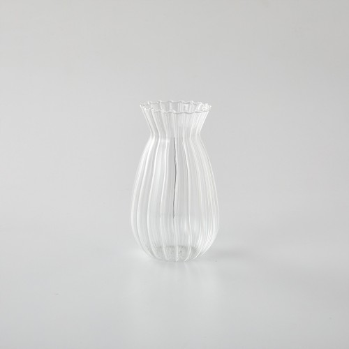 스트라이프 화병_리플 림 S 9X17cm_클리어_AF0724005