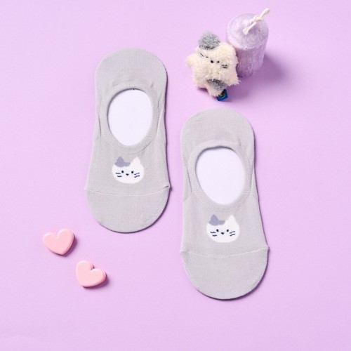 올데이 밀크캣 포인트 페이크삭스 1P 그레이_FA1725013