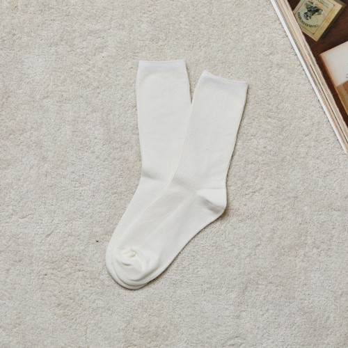 잇츠삭스 골지 베이직 양말 아이보리_FS0825001