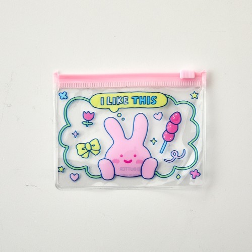 클리어 스크래빗 PVC 파우치 라이크_FA2024017