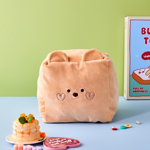 버터곰 볼하트 큐브쿠션_FG0124004