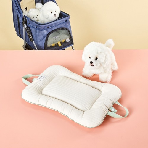 펫본) 누빔 유모차 쿠션 M_IVORY_PT0825009