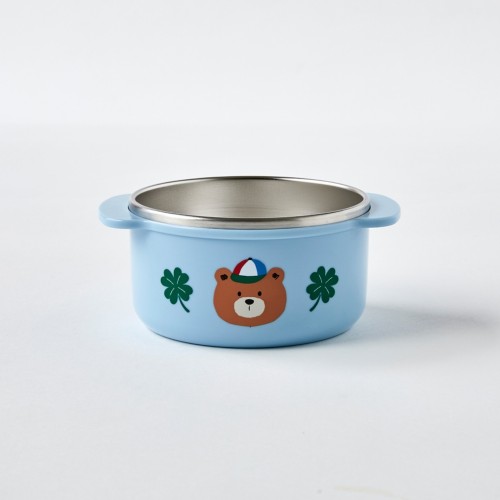 이중스텐 깊은공기 (논슬립)_13.5CM_럭키베어_이팬시_KI0325007