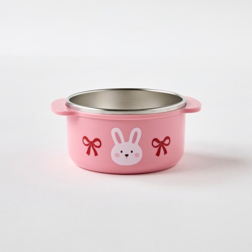 이중스텐 깊은공기 (논슬립)_13.5CM_리본래빗_이팬시_KI0325003