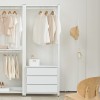 스탠다드 드레스룸 W800 3단서랍형 완제품(화이트)_CF23SET014