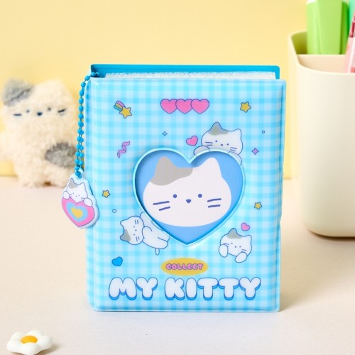 마이키티 밀크캣 PVC 포토카드 콜렉트북 블루_FM0525032
