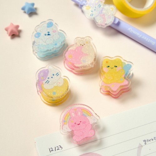 눈반짝 아크릴 집게 5P SET_FM0525009