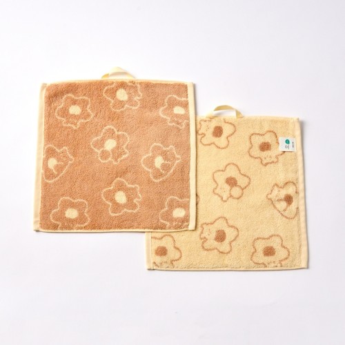 올데이 펀치 버터곰 핸드타올 2PCS 34*34 아이보리_FB1225007