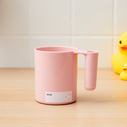 애니멀 네임택 양치컵_PINK_KB0525002