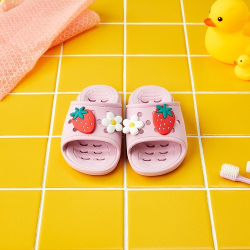 스트로베리 PVC 물빠짐 아동욕실화 170mm PINK_KB0425002