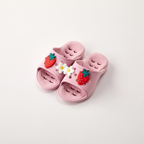스트로베리 PVC 물빠짐 아동욕실화 170mm PINK_KB0425002