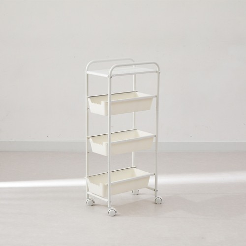 서랍형 틈새트롤리 24cm 화이트_BT0325012